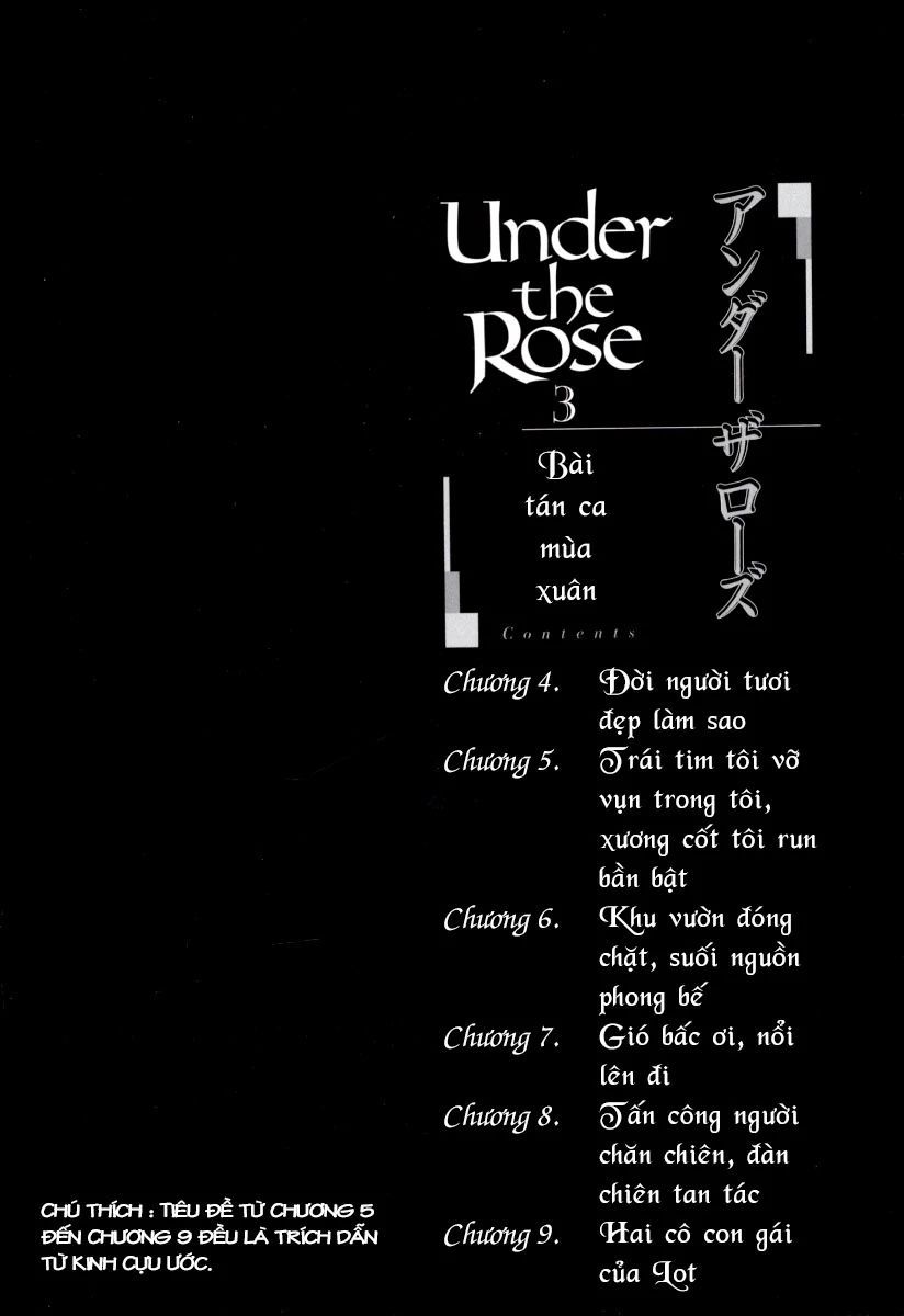 Under The Rose - Phần Truyện Mùa Xuân - chap4 - Trang 5